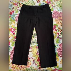 Talbots Hampshire Ankle Black Pants Size 16